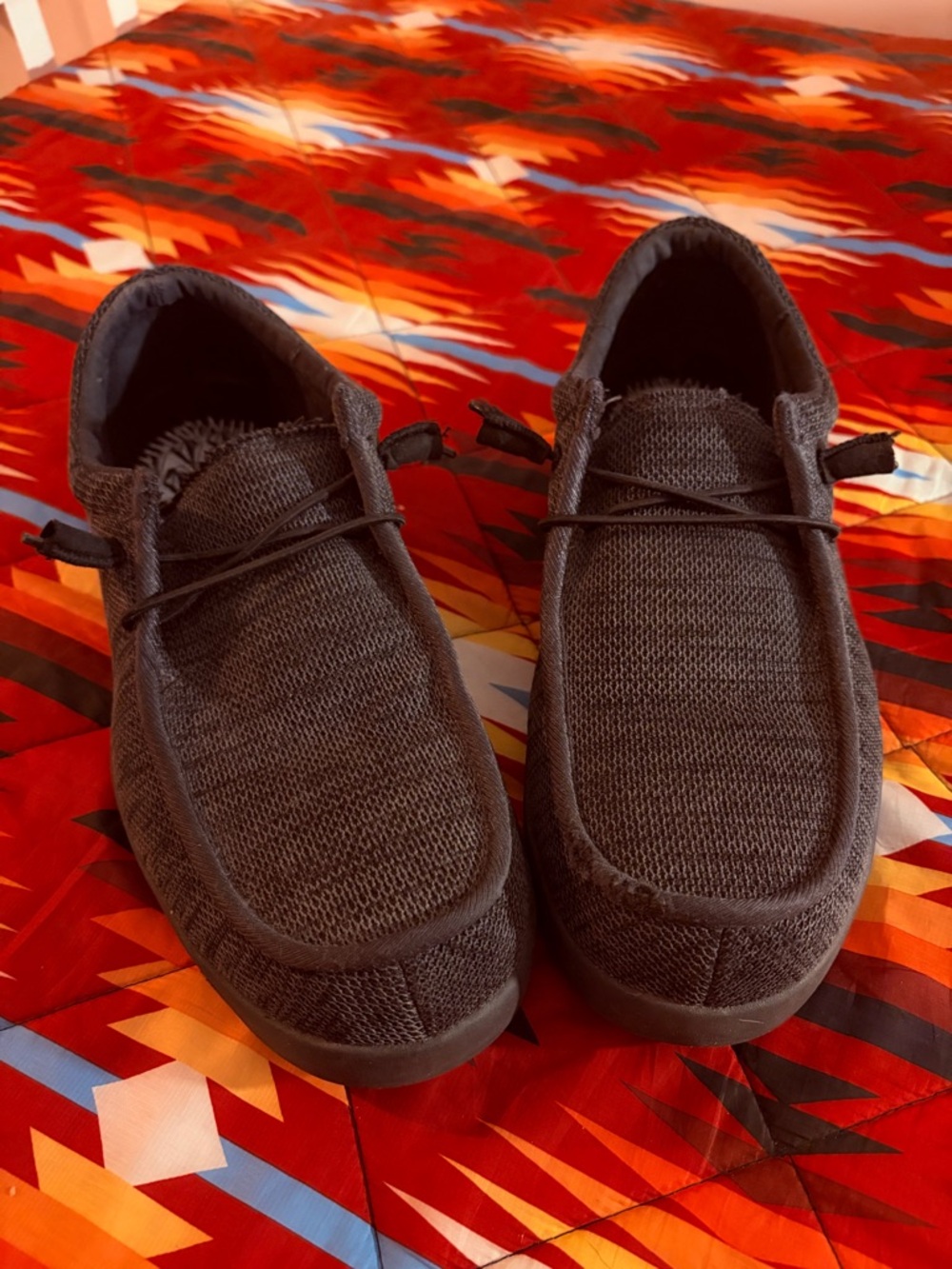 Volcom “Hey Dude” style slip resistant, Composite Toe Men's Gray Slip-On Loafers
